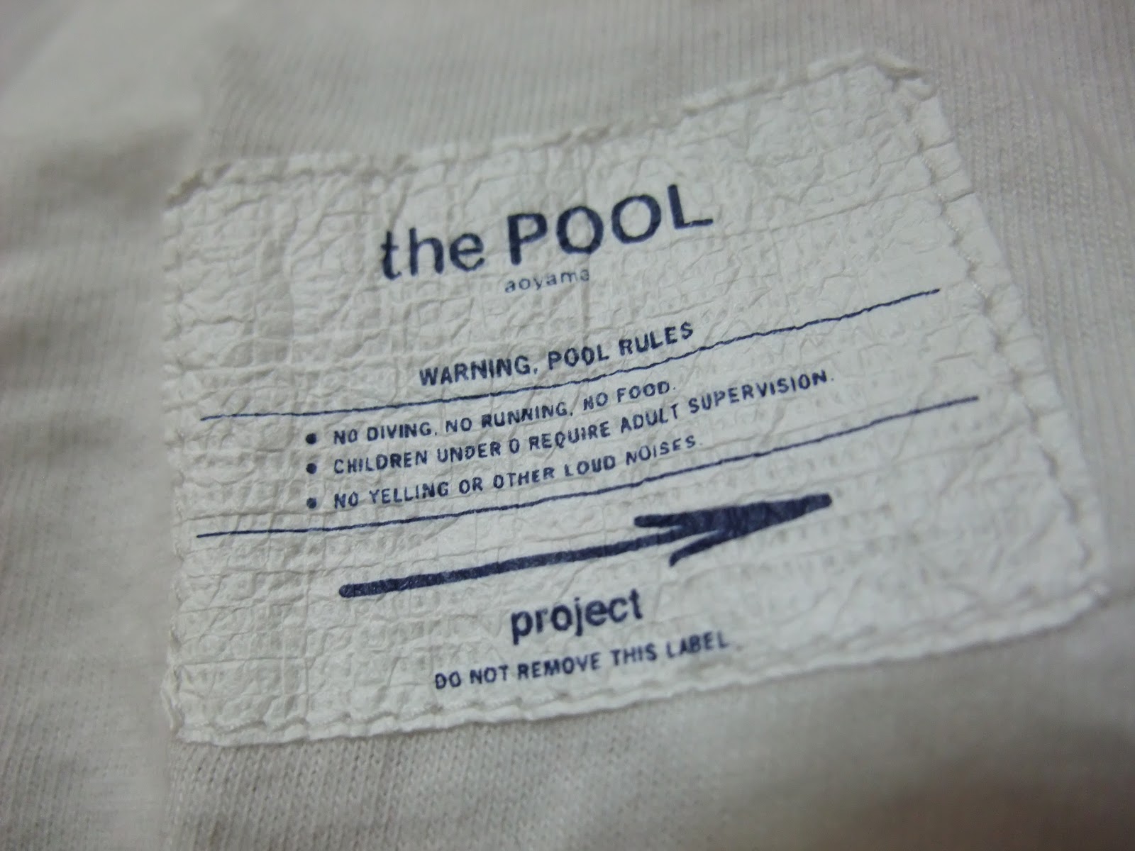 the POOL aoyama x Yoichiro Uchida FRAGMENT TEE ＆ TOTE TYPE 01
